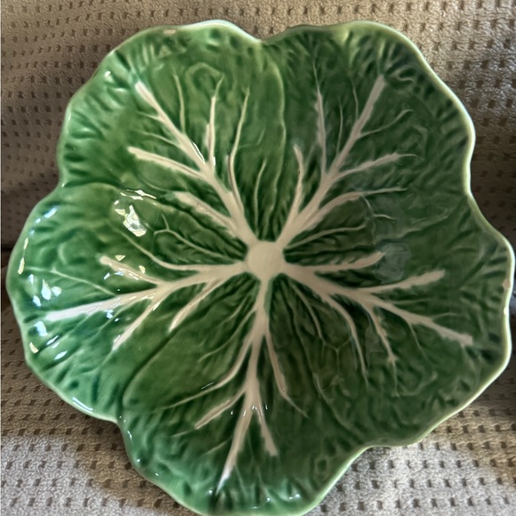 Vintage Bordallo Pinheiro Set of 2 Cabbage Bowls - Picture 4 of 10